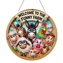 Load image into Gallery viewer, Diamond Art Hanging Pendant Double-Sided Printing Diamond Painting Home Decor