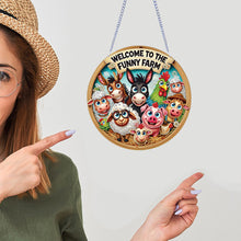 Load image into Gallery viewer, Diamond Art Hanging Pendant Double-Sided Printing Diamond Painting Home Decor