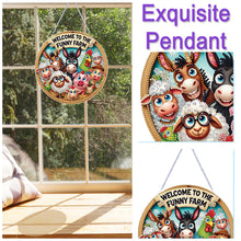 Load image into Gallery viewer, Diamond Art Hanging Pendant Double-Sided Printing Diamond Painting Home Decor