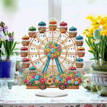 Load image into Gallery viewer, Acrylic Special Shape Bowl Flowers Desktop Diamond Art Kits Bedroom Table Decor