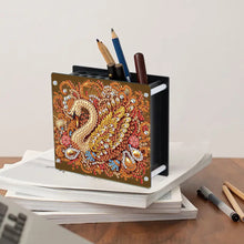 Load image into Gallery viewer, Acrylic Special Shape Animals DIY Diamond Painting Pen Holder Kit for Art Crafts
