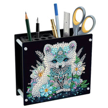 Load image into Gallery viewer, Acrylic Special Shape Animals DIY Diamond Painting Pen Holder Kit for Art Crafts