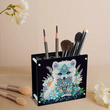 Load image into Gallery viewer, Acrylic Special Shape Animals DIY Diamond Painting Pen Holder Kit for Art Crafts