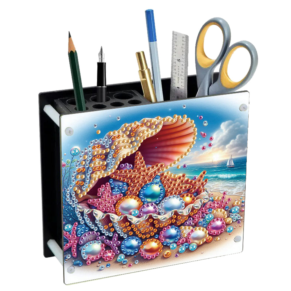 Acrylic Special Shape Animals DIY Diamond Painting Pen Holder Kit for Art Crafts