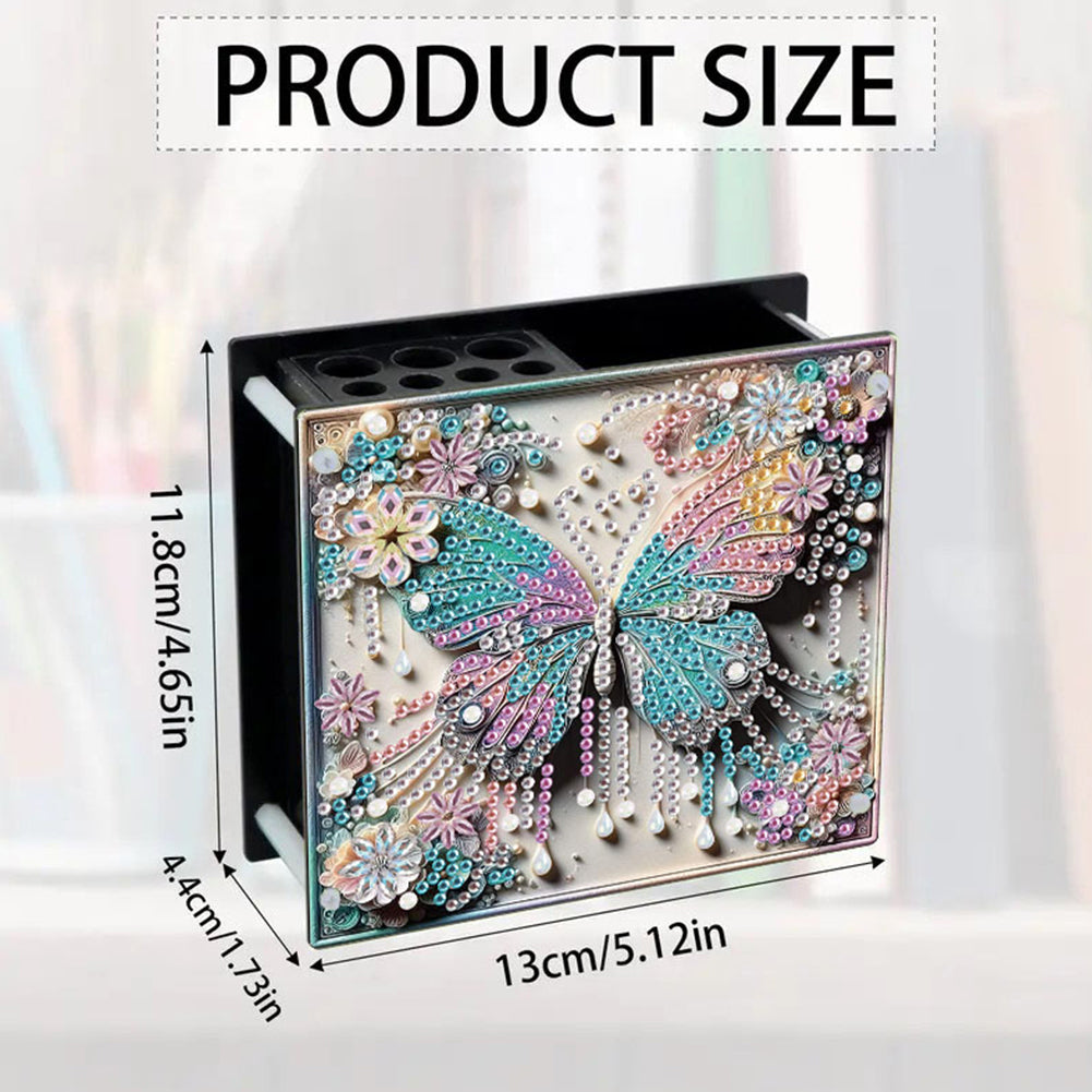 Acrylic Special Shape Animals DIY Diamond Painting Pen Holder Kit for Art Crafts