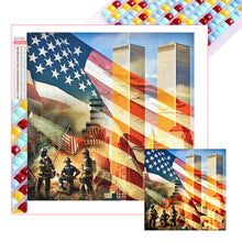 Load image into Gallery viewer, Diamond Painting - Full Square - Stars And Stripes (40*40CM)