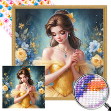 Load image into Gallery viewer, AB Diamond Painting - Full Round - Princess Belle (40*40CM)