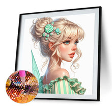Load image into Gallery viewer, AB Diamond Painting - Full Round - Pretty Blonde Girl (40*40CM)