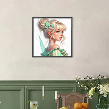 Load image into Gallery viewer, AB Diamond Painting - Full Round - Pretty Blonde Girl (40*40CM)