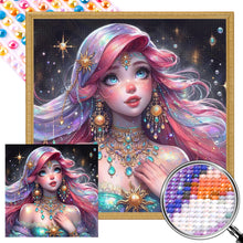 Load image into Gallery viewer, AB Diamond Painting - Full Round - Exotic Red-Haired Girl (40*40CM)