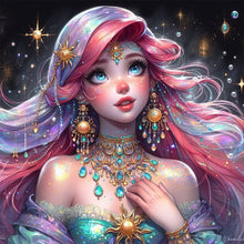 Load image into Gallery viewer, AB Diamond Painting - Full Round - Exotic Red-Haired Girl (40*40CM)