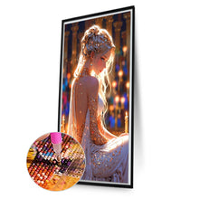 Load image into Gallery viewer, AB Diamond Painting - Full Round - Elegant Evening Dress Girl (40*70CM)
