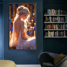 Load image into Gallery viewer, AB Diamond Painting - Full Round - Elegant Evening Dress Girl (40*70CM)