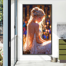 Load image into Gallery viewer, AB Diamond Painting - Full Round - Elegant Evening Dress Girl (40*70CM)