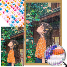 Load image into Gallery viewer, AB Diamond Painting - Full Round - Girl In The Rain (40*70CM)