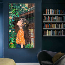 Load image into Gallery viewer, AB Diamond Painting - Full Round - Girl In The Rain (40*70CM)