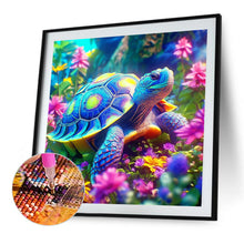 Load image into Gallery viewer, Diamond Painting - Full Round - Flower Bush Tortoise (40*40CM)