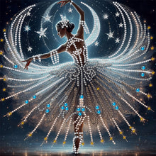 Load image into Gallery viewer, Diamond Painting - Partial Special Shaped - Beautiful Skirt Dancing Girl (30*30CM)
