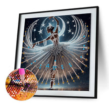 Load image into Gallery viewer, Diamond Painting - Partial Special Shaped - Beautiful Skirt Dancing Girl (30*30CM)