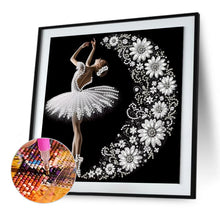 Load image into Gallery viewer, Diamond Painting - Partial Special Shaped - Beautiful Skirt Dancing Girl (30*30CM)