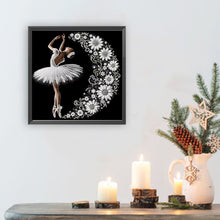 Load image into Gallery viewer, Diamond Painting - Partial Special Shaped - Beautiful Skirt Dancing Girl (30*30CM)
