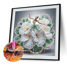 Load image into Gallery viewer, Diamond Painting - Partial Special Shaped - Beautiful Skirt Dancing Girl (30*30CM)