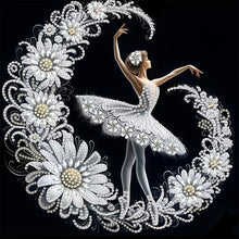 Load image into Gallery viewer, Diamond Painting - Partial Special Shaped - Beautiful Skirt Dancing Girl (30*30CM)