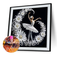 Load image into Gallery viewer, Diamond Painting - Partial Special Shaped - Beautiful Skirt Dancing Girl (30*30CM)