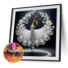 Load image into Gallery viewer, Diamond Painting - Partial Special Shaped - Beautiful Skirt Dancing Girl (30*30CM)