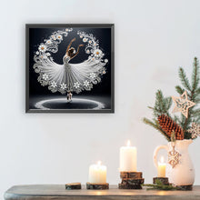Load image into Gallery viewer, Diamond Painting - Partial Special Shaped - Beautiful Skirt Dancing Girl (30*30CM)