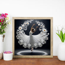 Load image into Gallery viewer, Diamond Painting - Partial Special Shaped - Beautiful Skirt Dancing Girl (30*30CM)