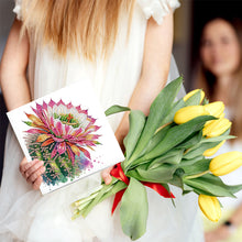 Load image into Gallery viewer, 6pcs Diamond Painting Greeting Cards DIY Diamond Art Cards Handmade Arts Crafts