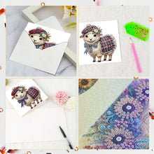 Load image into Gallery viewer, 6pcs Diamond Painting Greeting Cards DIY Diamond Art Cards Handmade Arts Crafts