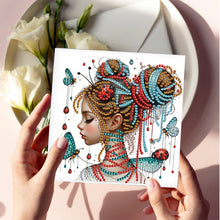 Load image into Gallery viewer, 6pcs Diamond Painting Greeting Cards DIY Diamond Art Cards Handmade Arts Crafts