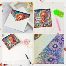 Load image into Gallery viewer, 6pcs Diamond Painting Greeting Cards DIY Diamond Art Cards Handmade Arts Crafts