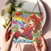 Load image into Gallery viewer, 6pcs Diamond Painting Greeting Cards DIY Diamond Art Cards Handmade Arts Crafts