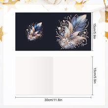 Load image into Gallery viewer, 6pcs Diamond Painting Greeting Cards DIY Diamond Art Cards Handmade Arts Crafts