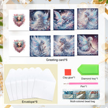 Load image into Gallery viewer, 6pcs Diamond Painting Greeting Cards DIY Diamond Art Cards Handmade Arts Crafts