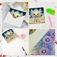 Load image into Gallery viewer, 6pcs Diamond Painting Greeting Cards DIY Diamond Art Cards Handmade Arts Crafts
