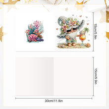 Load image into Gallery viewer, 6pcs Diamond Painting Greeting Cards DIY Diamond Art Cards Handmade Arts Crafts