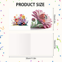 Load image into Gallery viewer, 6pcs Diamond Painting Greeting Cards DIY Diamond Art Cards Handmade Arts Crafts