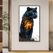 Load image into Gallery viewer, Diamond Painting - Full Square - Leopard In The Sunset (40*70CM)