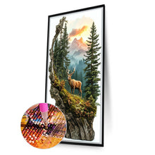 Load image into Gallery viewer, Diamond Painting - Full Square - Elk In The Distant Mountains (40*70CM)