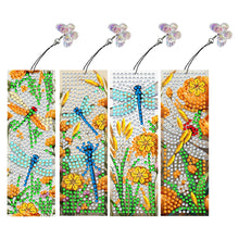 Load image into Gallery viewer, 4Pcs Special Shape Animals 5D DIY Diamond Painting Bookmark for Adults Beginners