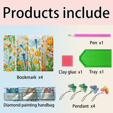 Load image into Gallery viewer, 4Pcs Special Shape Animals 5D DIY Diamond Painting Bookmark for Adults Beginners