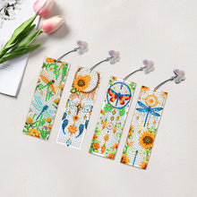 Load image into Gallery viewer, 4Pcs Special Shape Animals 5D DIY Diamond Painting Bookmark for Adults Beginners