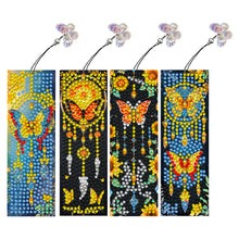 Load image into Gallery viewer, 4Pcs Special Shape Animals 5D DIY Diamond Painting Bookmark for Adults Beginners