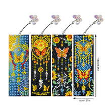 Load image into Gallery viewer, 4Pcs Special Shape Animals 5D DIY Diamond Painting Bookmark for Adults Beginners