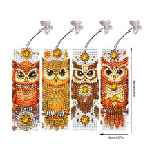 Load image into Gallery viewer, 4Pcs Special Shape Animals 5D DIY Diamond Painting Bookmark for Adults Beginners