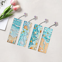 Load image into Gallery viewer, 4Pcs Special Shape Animals 5D DIY Diamond Painting Bookmark for Adults Beginners
